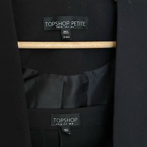 Topshop black suit